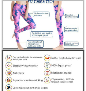 Big dulldog legging for workout yoga gym running - alien wing active